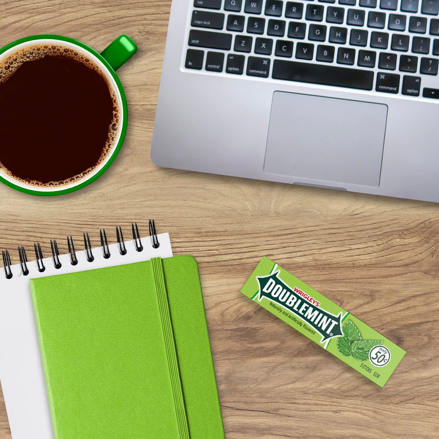 DOUBLEMINT WRIGLEY'S DOUBLEMINT Chewing Gum Bulk Pack, 5 Stick (Pack of 40)