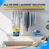Biz Laundry Detergent Powder, Stain and Odor Eliminator for Tough Stains Like Grass Sweat and Food Grease, Powder Laundry Detergent, Color Safe, HE