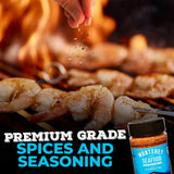 California Rancher Seafood Seasoning, 6oz | Lemon Dill Pepper Salt Blend, Coarse Texture, Gluten-Free, MSG-Free | For Salmon, Shrimp, Fish, Balanced