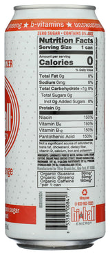 Hiball Energy Blood Orange Energy Seltzer, 16 FZ