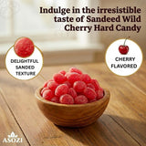 Wild Cherry Drops Hard Candy 2lb- Bulk Pack Old Fashioned Hard Candy - Cherry Candy Flavor- Sanded with Sugar - Perfect for Sore Throats (Wild Cherry)