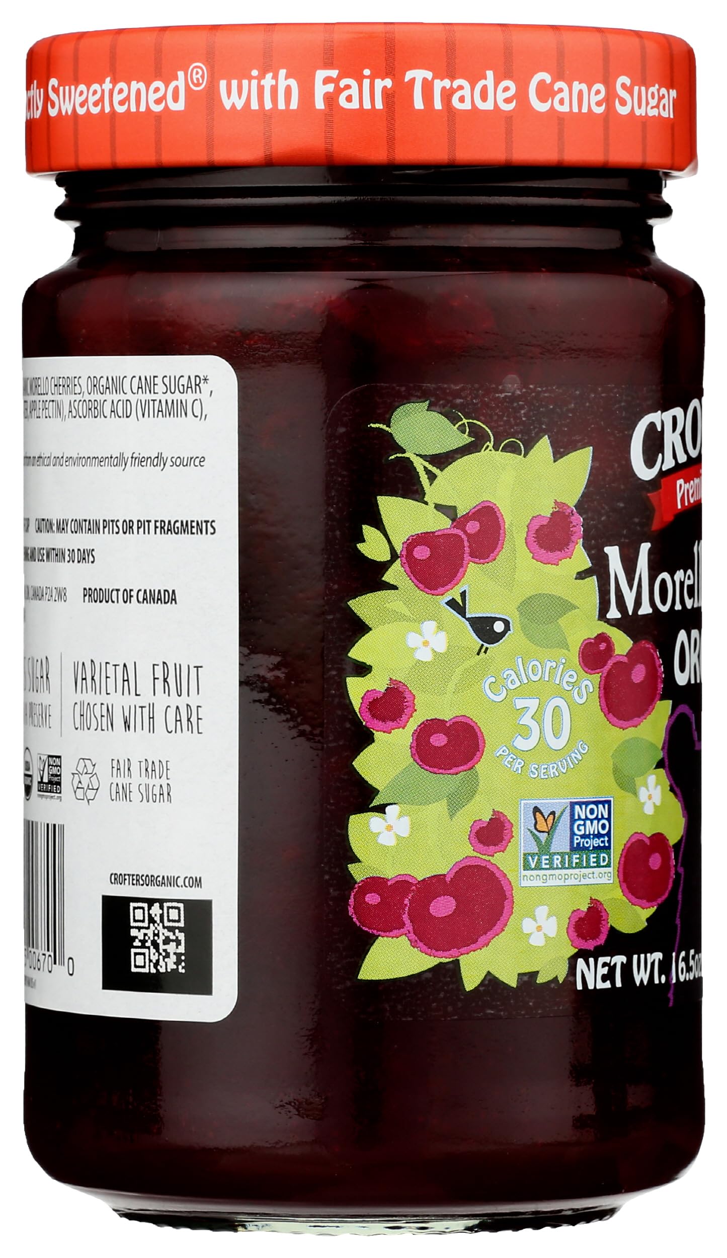 Crofters Organic Morello Cherry Spread 16.5 Oz