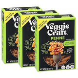 Veggiecraft Farms Penne Pasta - Low Carb Pasta, High Protein, Made with Cauliflower, Lentil & Peas, Gluten Free, Plant Based Pasta Noodles, High