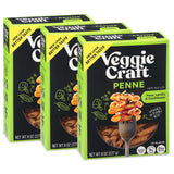 Veggiecraft Farms Penne Pasta - Low Carb Pasta, High Protein, Made with Cauliflower, Lentil & Peas, Gluten Free, Plant Based Pasta Noodles, High