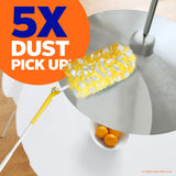 Swiffer Duster Kit with 3 ft Extendable Handle, Dusters for Cleaning, Set Includes 1 Extension Pole and 12 Heavy Duty Dusting Refills Dust Cleaner