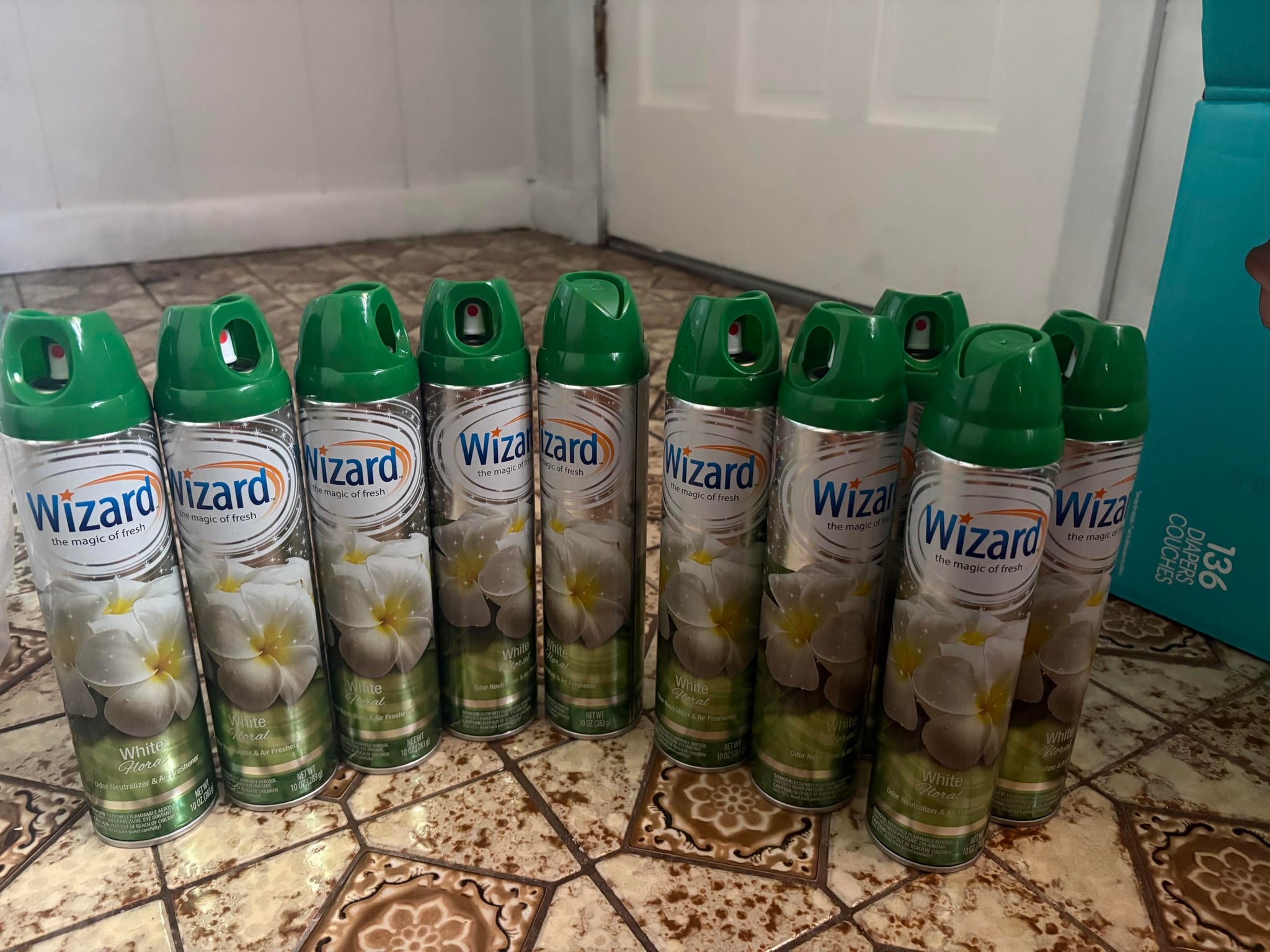 Wizard The Magic of Fresh | Odor Neutralizer & Air Freshener - 10 Oz. White Floral (Pack of 3) (Packaging May Vary)