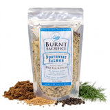 Burnt Sacrifice Northwest Salmon Gourmet BBQ Spice Rub Seasoning, Makes Smoked Salmon (10oz Bag Makes 12 Pounds) Fish Chicken Pork Turkey