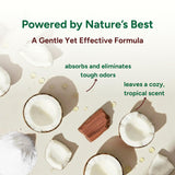 Good Natured Brand | Carpet Deodorizer & Freshener Powder | 31 oz Pet Odor Eliminator for Strong Odor & Pet Urine | Fresh Natural Mahogany Coconut