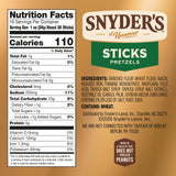 Snyder's of Hanover Sticks Pretzels, 16 Oz