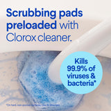 Clorox ToiletWand Disposable Toilet Cleaning System, Spring Cleaning Essential, ToiletWand, Storage Caddy, and 16 Disinfecting ToiletWand Scrubbing