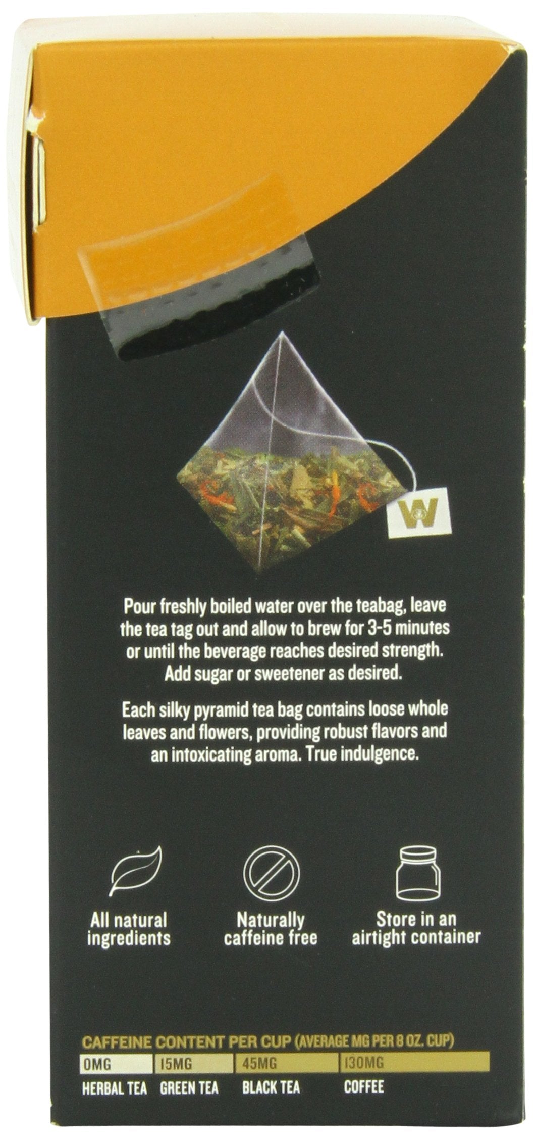 Wissotzky Tea Signature Collection Nana Mint with Ginger and Lemon Tea, 1.4 Ounce (16 Count)