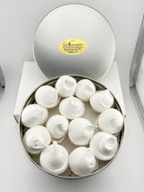 Small Divinity Gift Tin (Without Pecans) 10-12 Pieces, Old Fashioned Divinity, Just Like Home Made