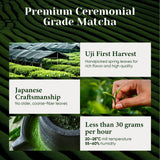 Venture Pal Superior Ceremonial Grade Matcha Powder, 100% Pure First Harvest Matcha Powder, Shade Grown Green Tea - Vegan, Gluten-Free, No Additives