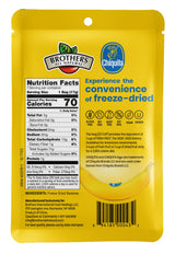 Brothers All Natural Freeze Dried Fruit Crisps, Banana, 0.59 Oz (Pack of 24), Made with 100% Fruit, Gluten Free, Soy Free, Vegan, Healthy Snack, Lunch