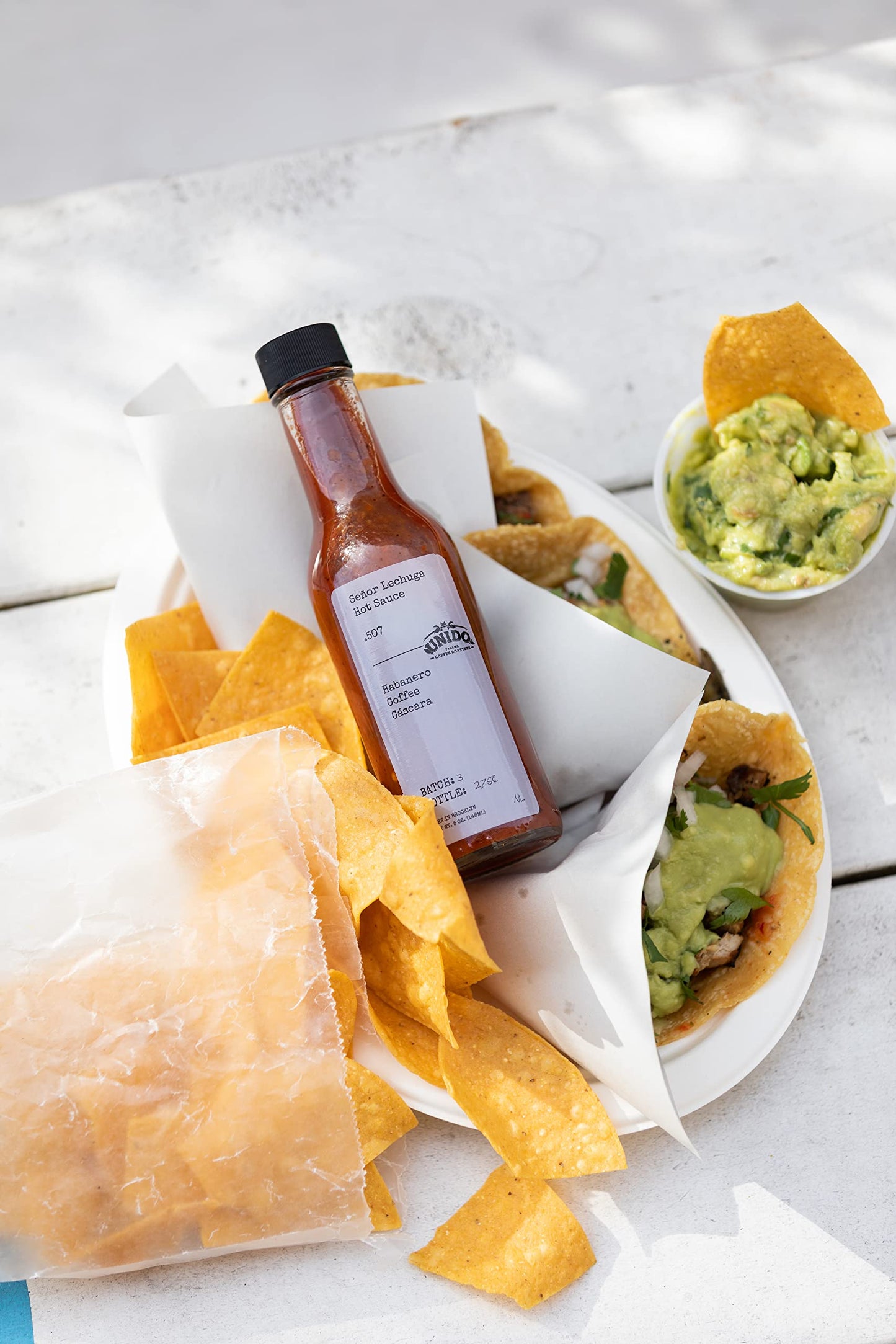 Señor Lechuga Hot Sauce .507 Habanero, Coffee, Cáscara with Café Unido