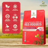 Cederberg Tea Company Red Rooibos Tea Bags USDA Certified South African Organic Herbal Tea, Naturally Caffeine Free Tea, Non-GMO, Premium Leaf, Rich
