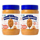 Peanut Butter & Co. Old Fashioned Crunchy Peanut Butter, 8g Protein, Non-GMO Project Verified, No Sugar Added, Gluten Free, Vegan, 16 Ounce (Pack