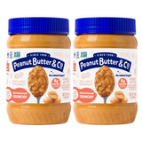 Peanut Butter & Co. Old Fashioned Crunchy Peanut Butter, 8g Protein, Non-GMO Project Verified, No Sugar Added, Gluten Free, Vegan, 16 Ounce (Pack