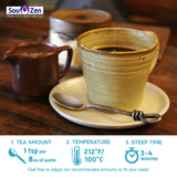 Sou Zen Cream Earl Grey 4oz (113g) Loose Leaf Tea | Premium Quality Tea Leaves and Ingredients | Creamy Vanilla Taste and Naturally Organic