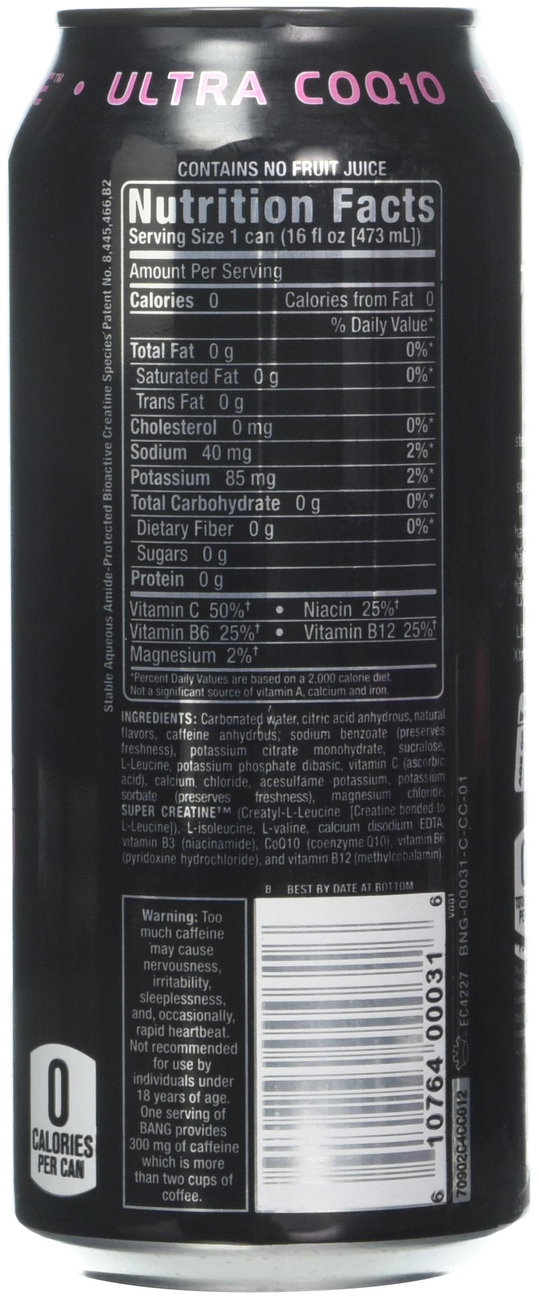 vpx Bang RTD, Cotton Candy, 16 Fl Oz (12 Count)