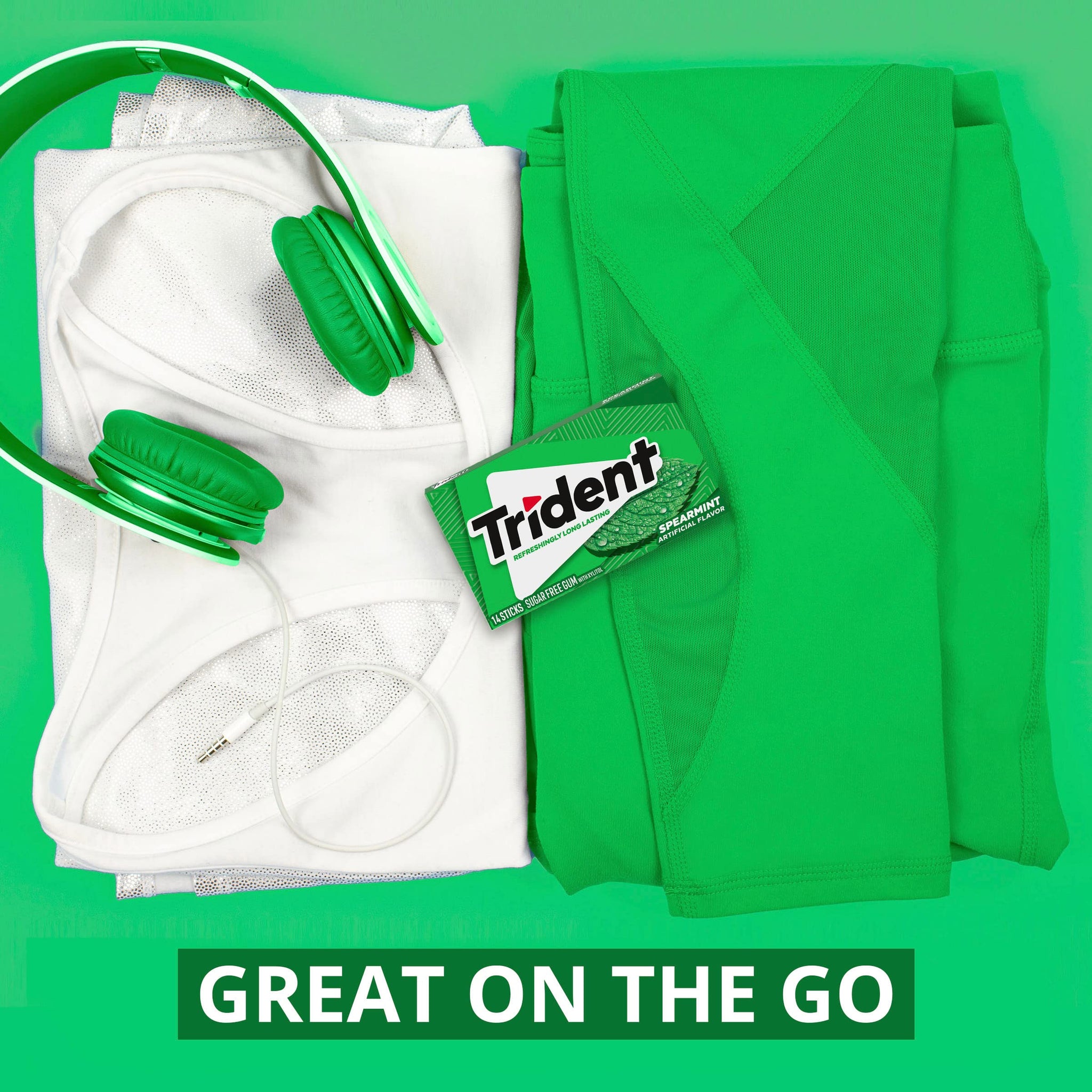 Trident Spearmint Gum (Pack of 4)