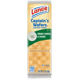 Lance Sandwich Crackers, Captain's Wafers Cream Cheese and Chives, 8 Count (Pack of 14)