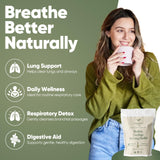 FloraVital Organic Mullein Tea | 100% Pure Mullein Leaf | Lung & Respiratory Support | Caffeine Free | No Fillers | Herbal Tea