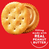 RITZ Peanut Butter Sandwich Crackers, Lunch Snacks, 112 Snack Packs (14 Boxes, 6 Crackers Per Pack)