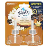 Glade Elegant Amber & Oud PlugIns Scented Oil Air Freshener Refills - 2ct/1.34 fl oz