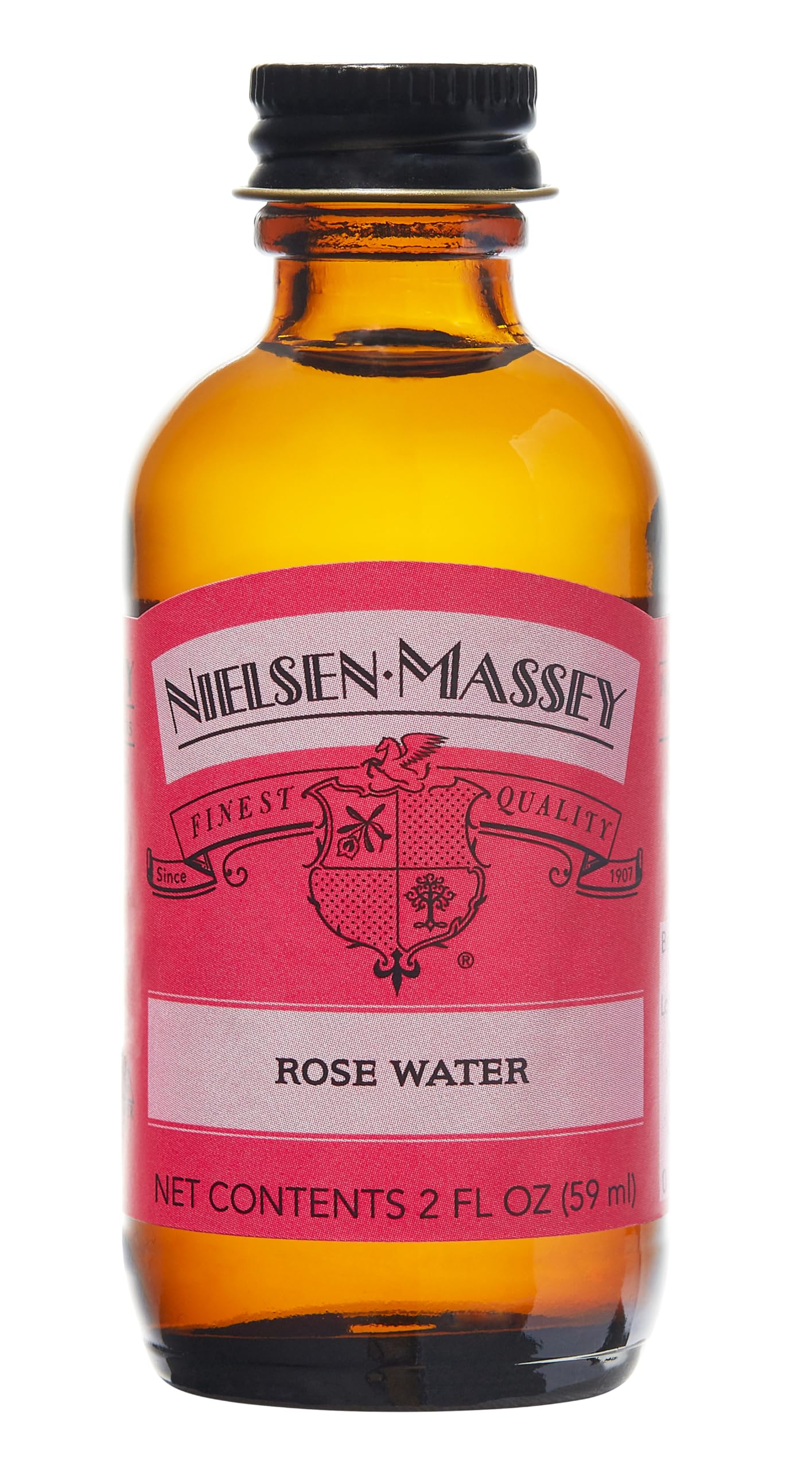 Nielsen-Massey Rose Water for Baking, Cooking and Drinks, 2 Ounce Bottle