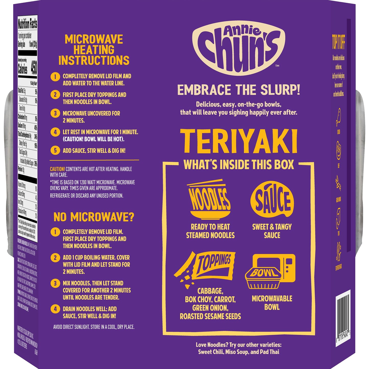 Annie Chun's Teriyaki Noodle Bowl, 8.16 oz (Pack of 1)