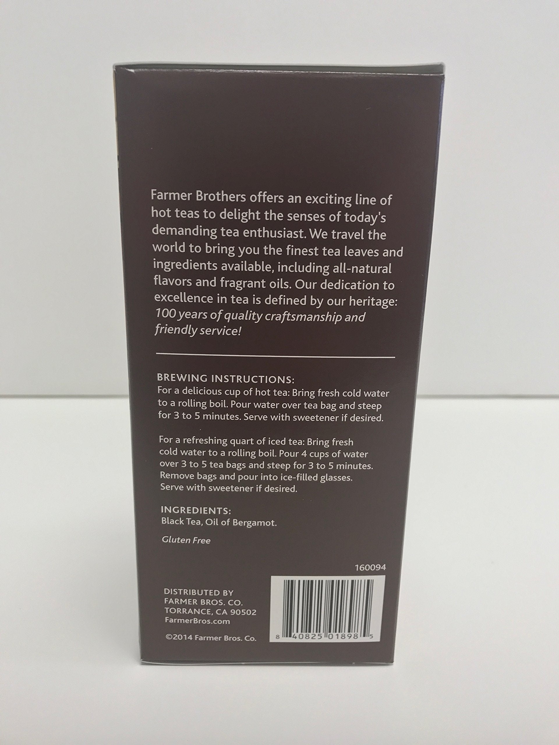 Farmer Brothers Premium: Earl Grey Hot Tea - 6/25 ct boxes