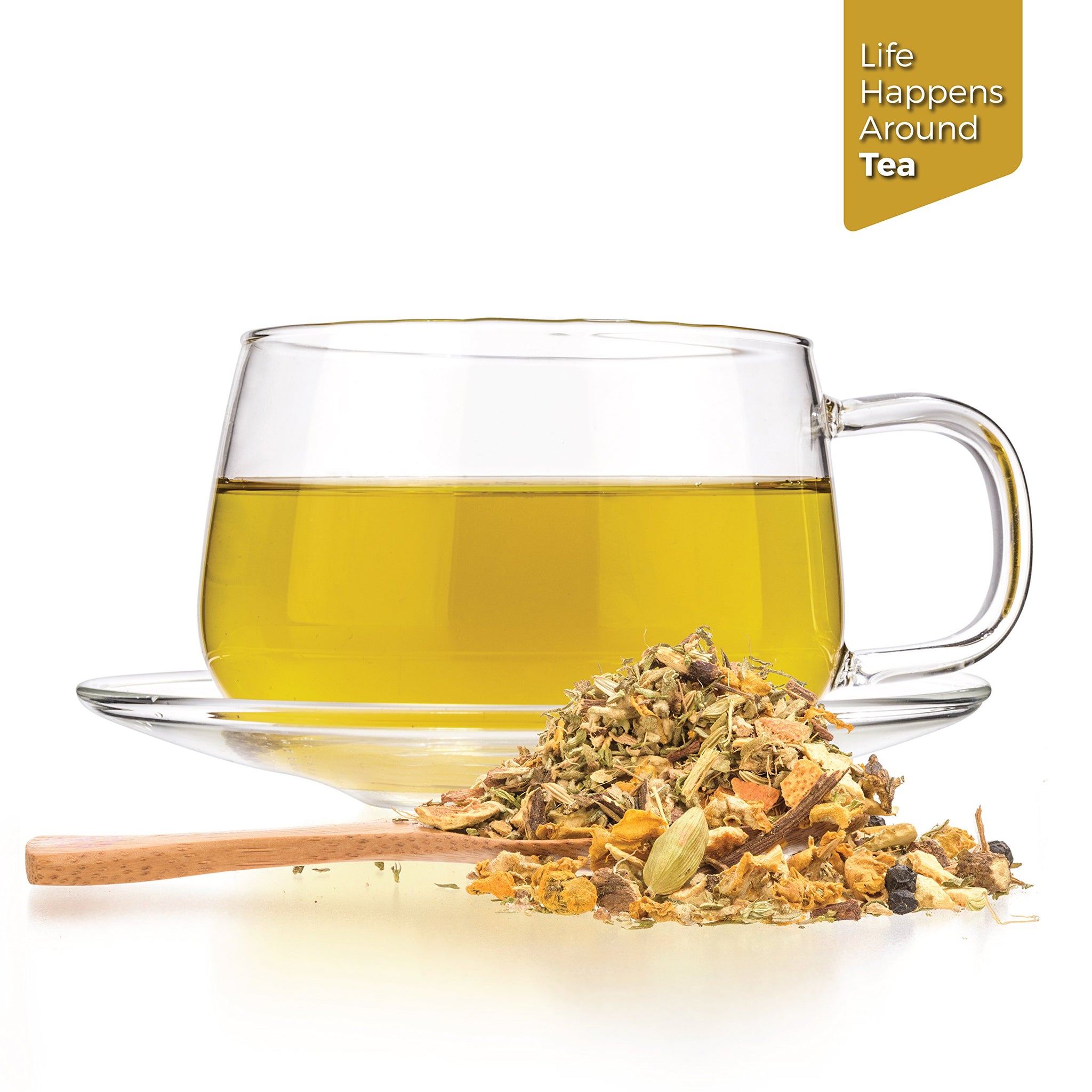 Tealyra - Holistic Health Tea - Turmeric Healthy Tonic - Ginger - Fennel - Cinnamon - Loose Leaf - All-In-One Wellness Blend - Caffeine-Free - 224g