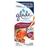 Glade Sense & Spray Automatic Air Freshener Refill, Apple Cinnamon, 0.43 oz