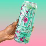 AriZona Green Tea with Cucumber and Citrus - Big Can, 22 Fl Oz (Pack of 12)