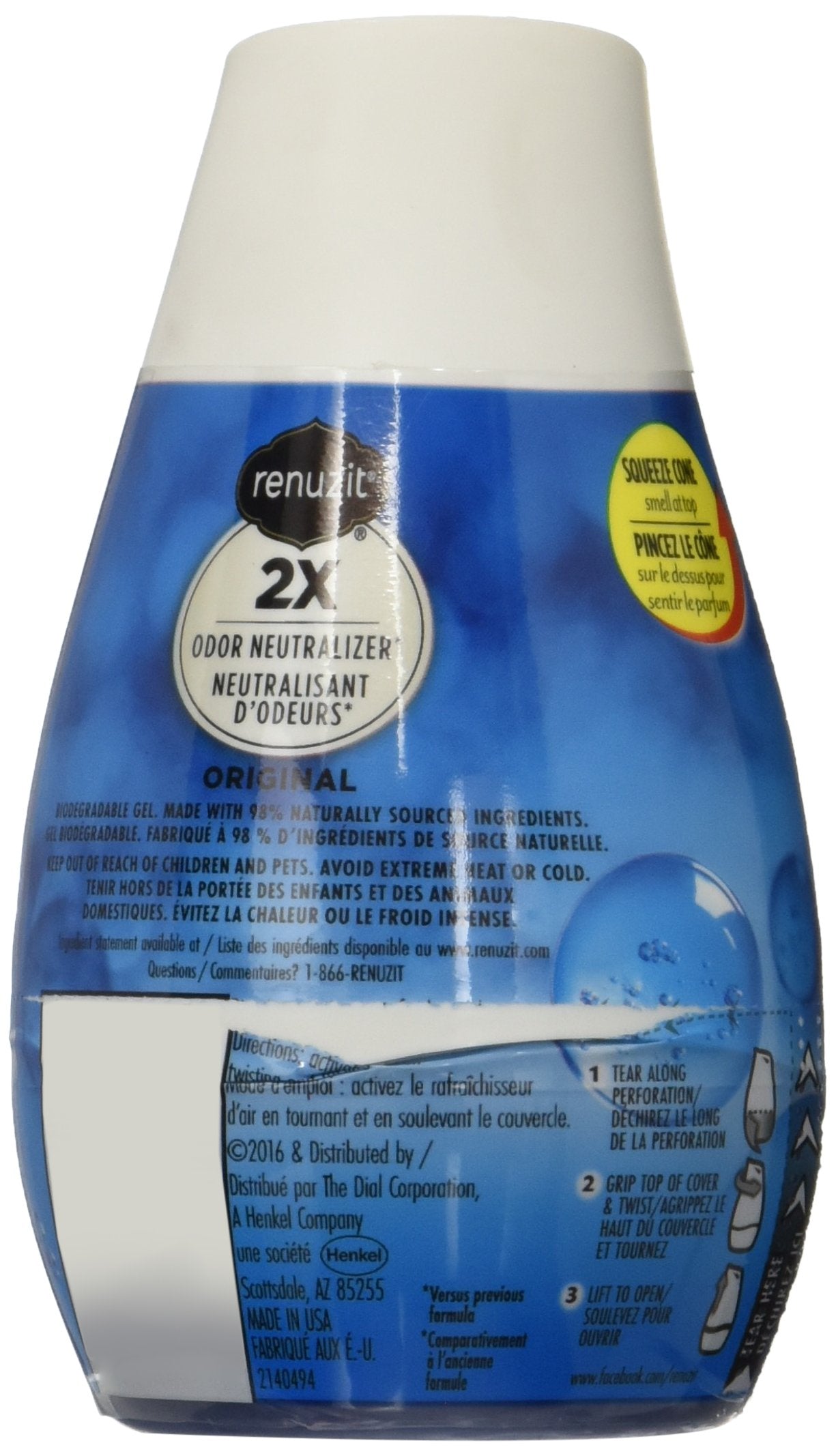 Renuzit Super Odor Killer Adjustable Air Freshener 7.5 oz (Pack of 12)