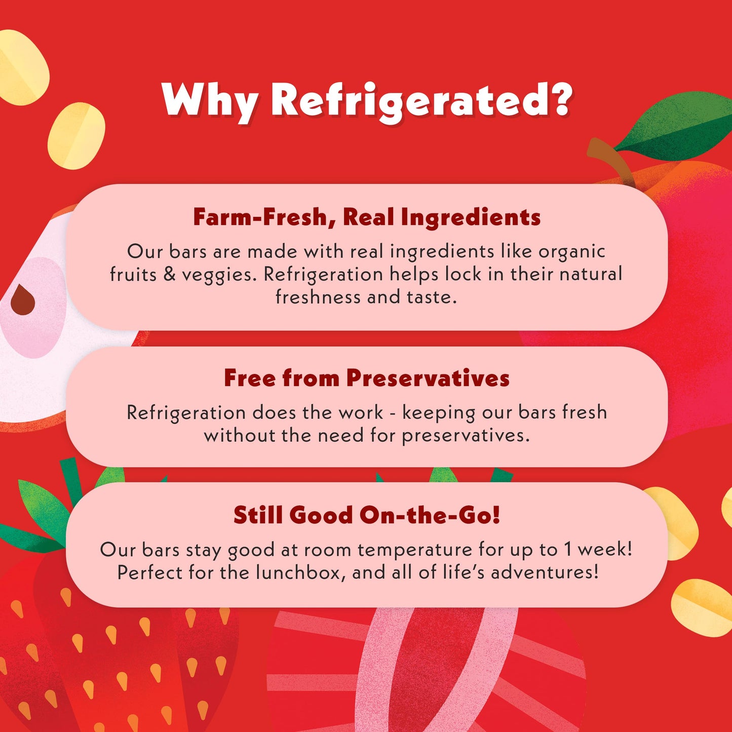 Once Upon a Farm Organic Strawberry Refrigerated Oat Kids' Bar,1.6oz