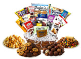 Handcrafted Gift Basket with Chocolates, Cookies, Snacks & Candy. Perfect for Birthdays, Sympathy, Holidays, Clients & Thank You Gifts (Standard