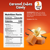 Caramel Candy - 2 Pound Pack - 150 Count - Classic Caramels Individually Wrapped - Chewy Candy for Office Bowls, Gifting, Snacking & Baking - Creamy