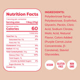 Kiss My Keto Gummy PeachRingsCandy - 1g Sugar, Low Carb, High Fiber, non-GMO Peach Ring Candy - Healthy PeachGummy Rings, Bag ofPeach Rings - Peach