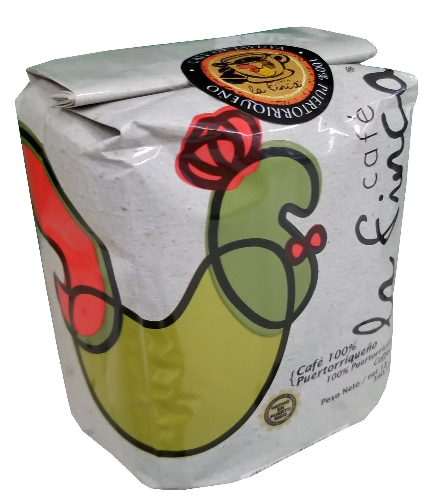 Cafe La Finca Arabica Ground Coffee 100% Coffee From Puerto Rico 12 ounces