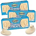 Peeps Rice Krispies Treats Marshmallow Chicks, Easter Candy Basket Stuffers, 5 Count Boxes, Pack of 3
