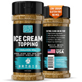 Ice Cream Topping Cinnamon Roll Mix - Gluten Free & Low Sodium Cinnamon and Sugar Flavor for Coffee Toppings. Cinammon Sugar Powder Seasoning