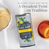 The Republic of Tea - All Day Earl Grey Lemon Biscuit Black Tea, Naturally Caffeinated, 36 Tea Bags