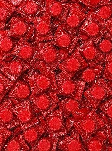 Cinnamon Candy - 1 lb Individually Wrapped Sweet Spicy Hard, Classic Cinnamon Disks, Bulk Red Long Lasting Flavor, Old Fashioned