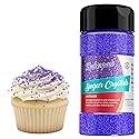Bakerpan Sugar Sprinkles for Baking - 7 Ounce Lavender Decorating Sugar Crystals for Cookies, Cake Pops, Ice Cream (Made in USA)