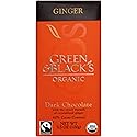 Dark Chocolate with Ginger Organic 3.50 Ounces (10 Bars)