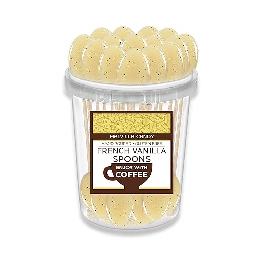 French Vanilla Flavored Coffee Spoon Hard Candy Stirrer (30 Count)