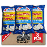 Old Vienna of St. Louis White Cheddar Popcorn 2.5oz Bag, 3-Pack Creamy Cheese Flavor Snack (by TranadaCo)