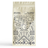GoodCups Ground Coffee, Medium Roast - Smooth, Low Bitterness, Balanced Flavor, 100% Arabica, Easy to Drink Daily Coffee, Rich Aroma